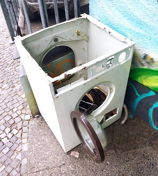 Unkompliziert Ihre Waschmaschine abholen lassen